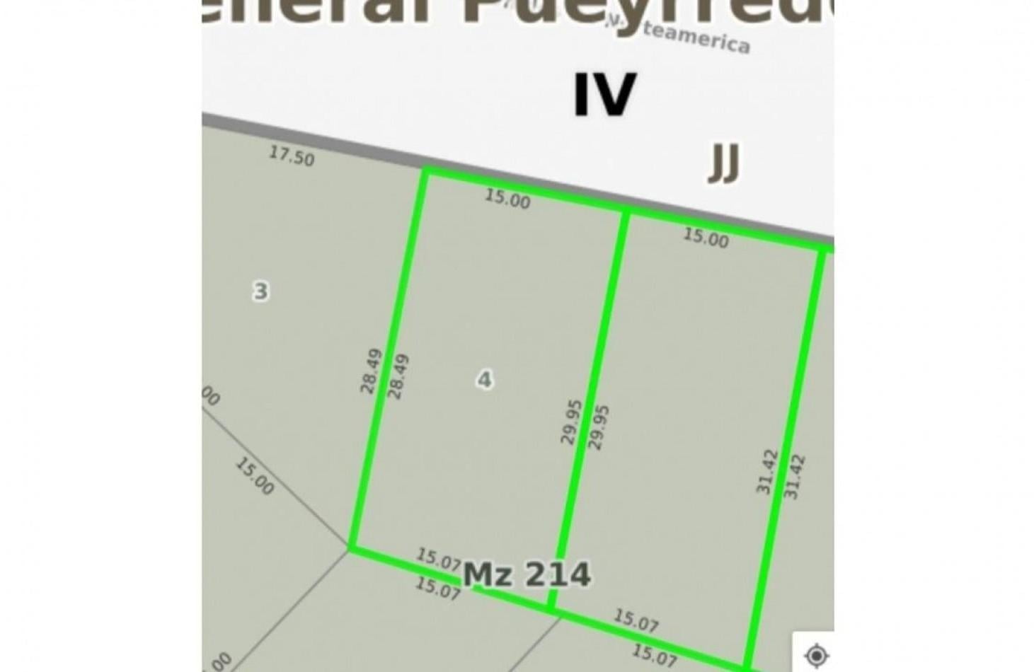 4 LOTES UNICOS S/ ASFALTO - DIAGONAL NORTE Y TUPAC AMARU -BOSQUE PERALTA RAMOS -