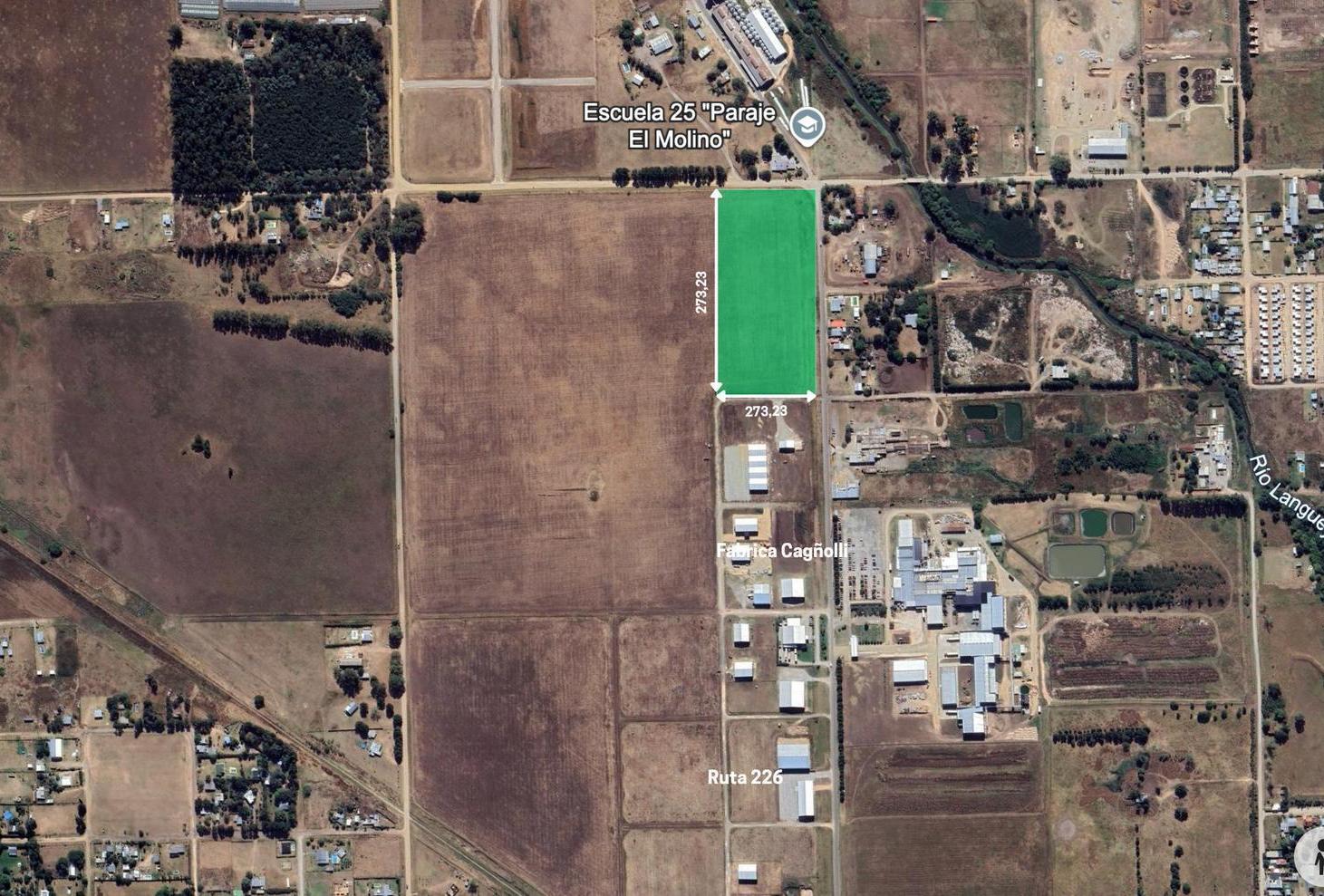 Foto de Terreno en Zona parque alimentico. Proximo fabrica Cagñoli Tandil, imagen 1