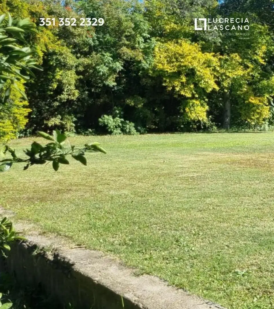Terreno plano en Villa Allende Lomas a metros Av. Argentina 3
