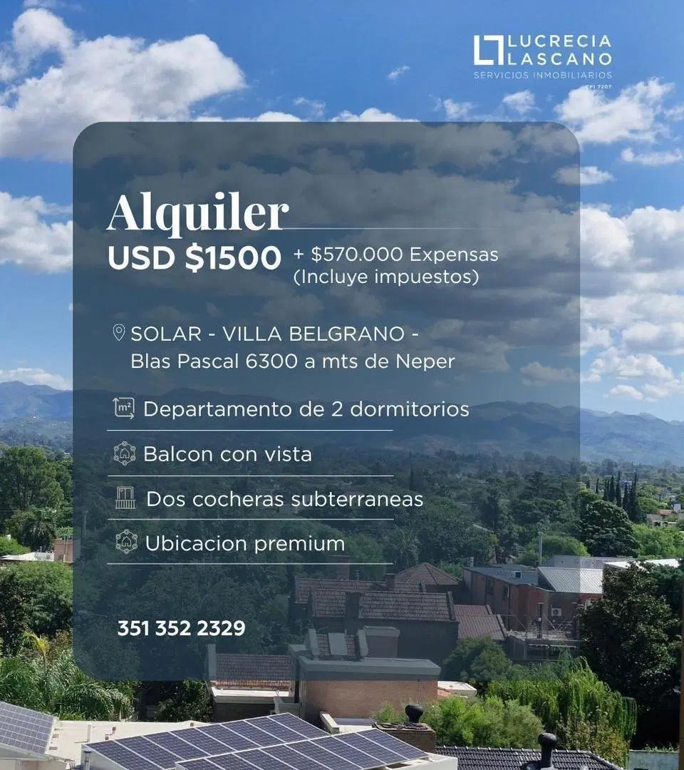 Departamento en Villa Belgrano 3
