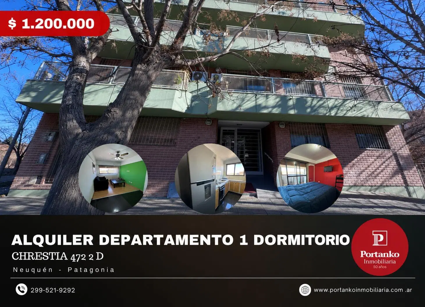 ALQUIER DEPARTAMENTO 1 DORMITORIO 5