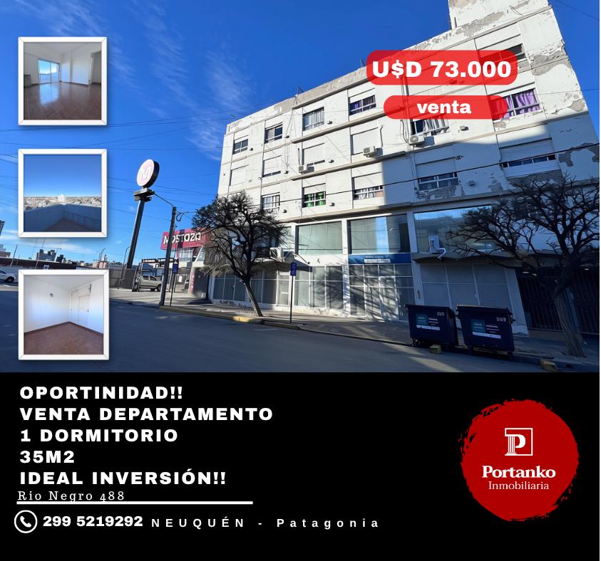 VENTA DEPARTAMENTO 1 DORMITORIO
