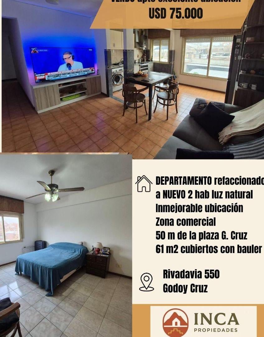 Foto de VENDO DEPARTAMENTO refaccionado a NUEVO, en una ubicación de importancia, imagen 1