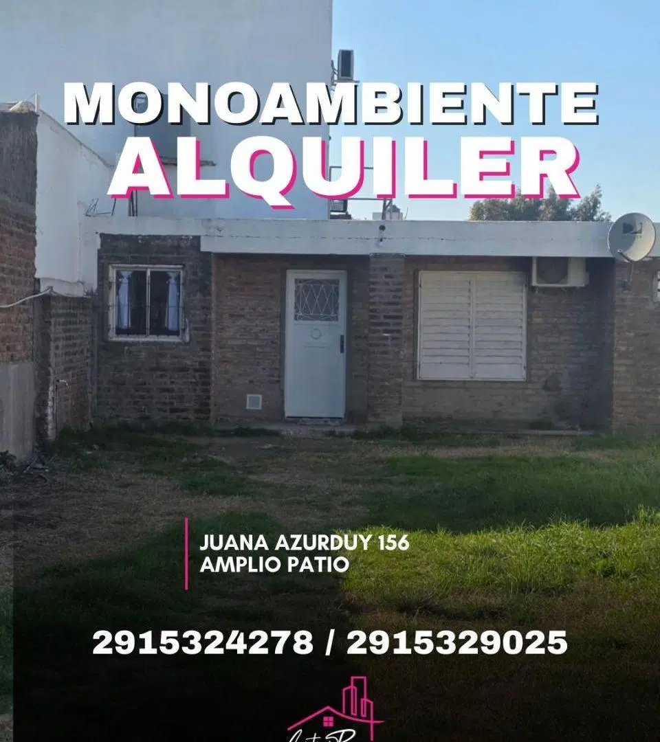 Monoambiente ALQUILER Juana Azurduy 156 2