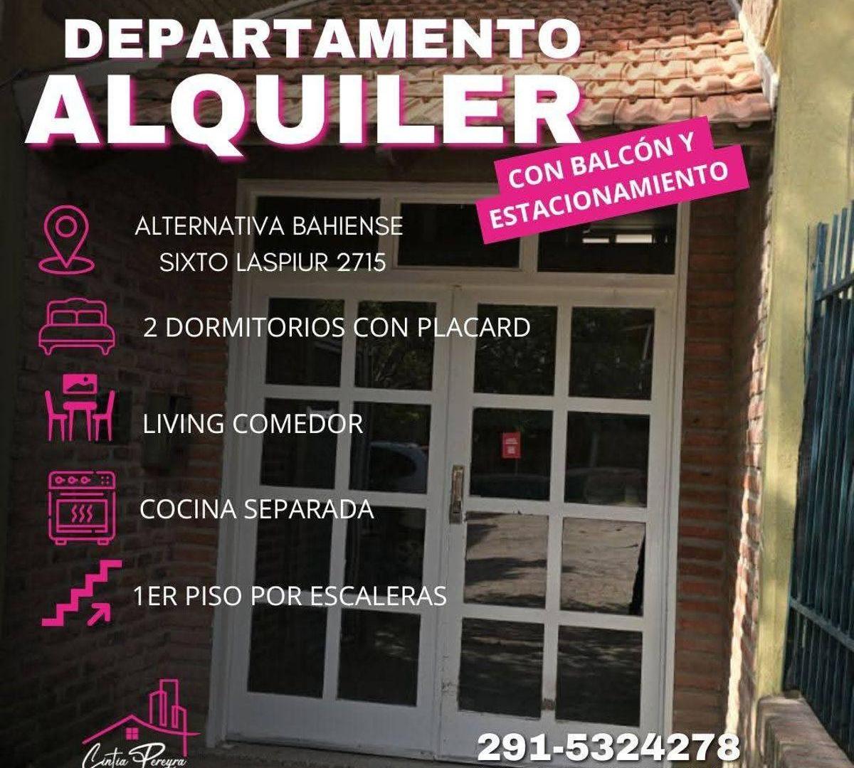 Foto de ALQUILER DEPARTAMENTO 2 DOR. | B° ALTERNATIVA BAHIENSE, imagen 3