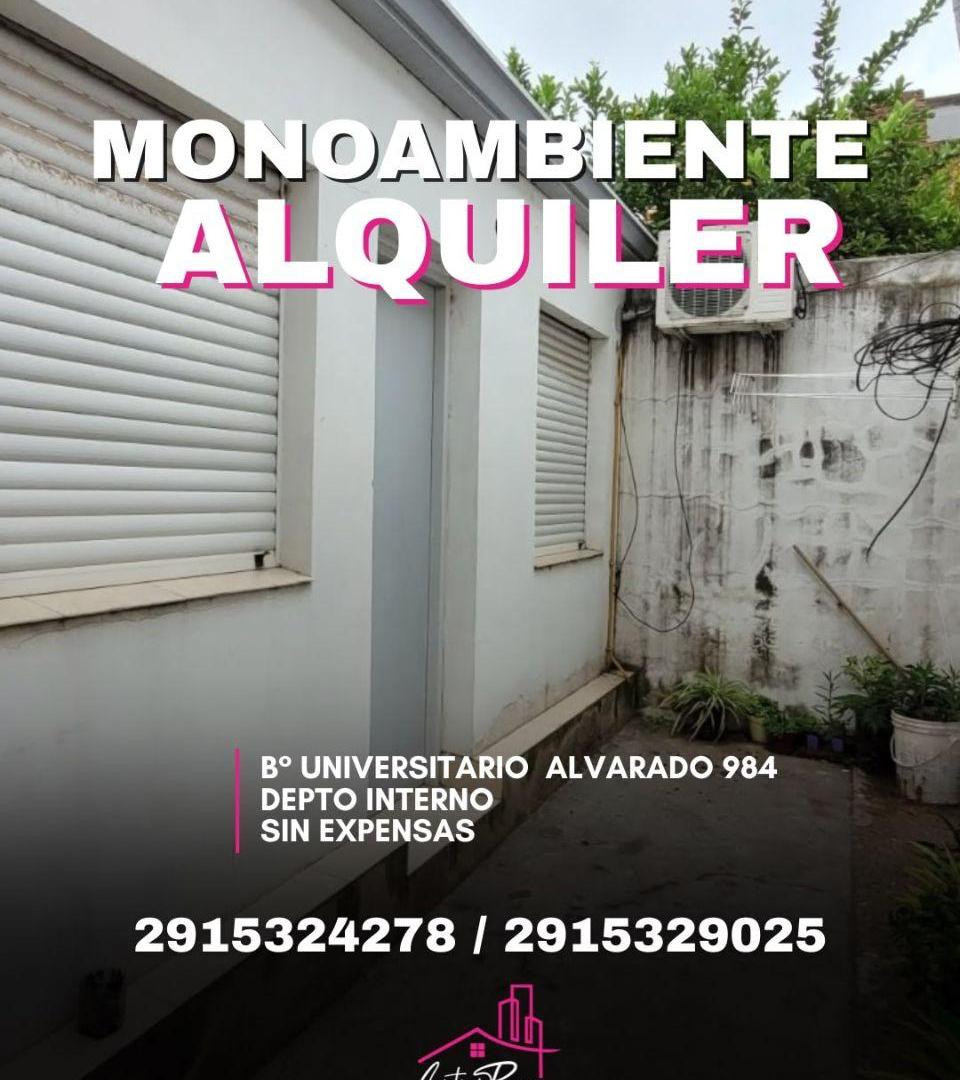 MONOAMBIENTE EN ALQUILER | B° UNS