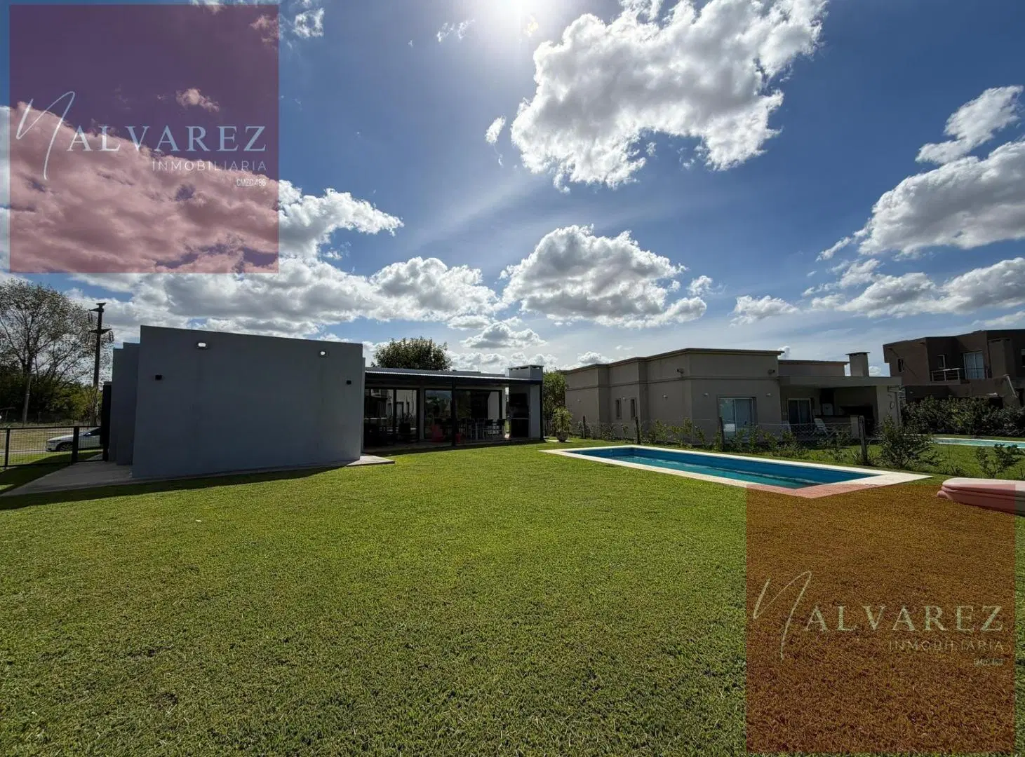 Moderna Casa en Haras Santa María El Molino con Pileta, Parrilla, tres dormitorios. 3
