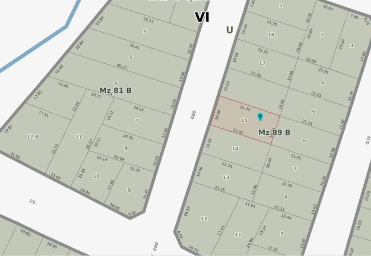 Lote en venta Calle 480 e/ 25 y 26 | 212,50 m² 4
