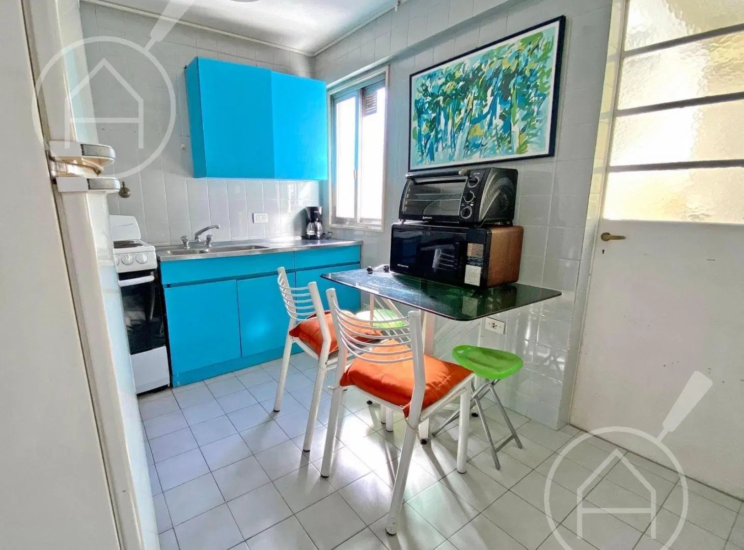 Alquiler temporario departamento 4 ambientes Cocina Independiente Lavadero Dos Baños Balcón RECOLETA 5