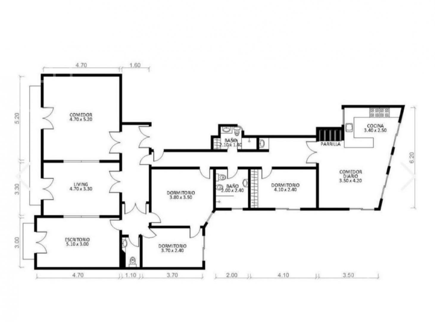 Foto de Venta departamento siete ambientes Recoleta, imagen 4