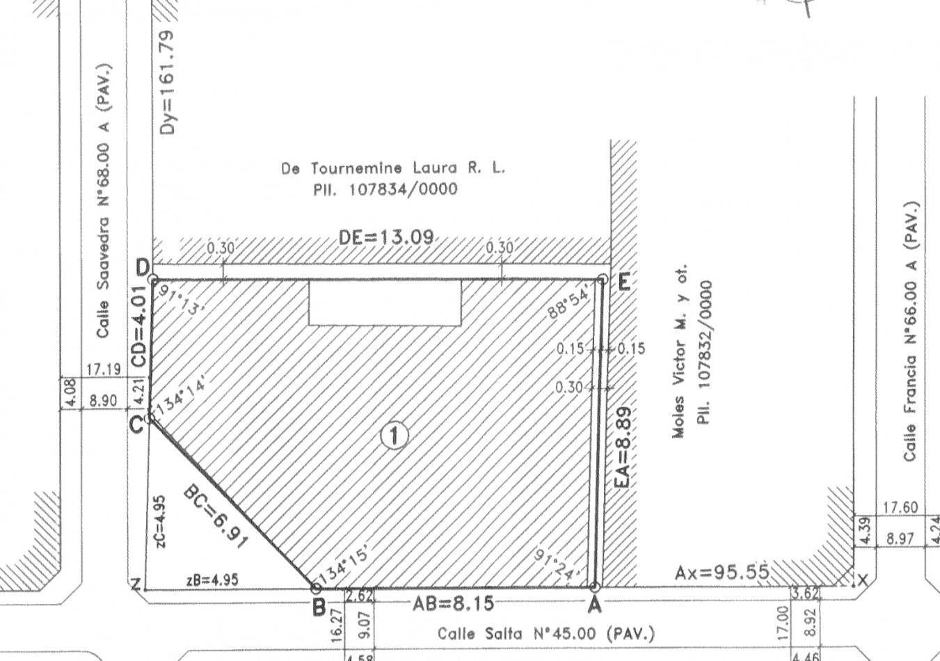 VENTA DE CASA A DEMOLER EN BARRIO CENTRO/SUR