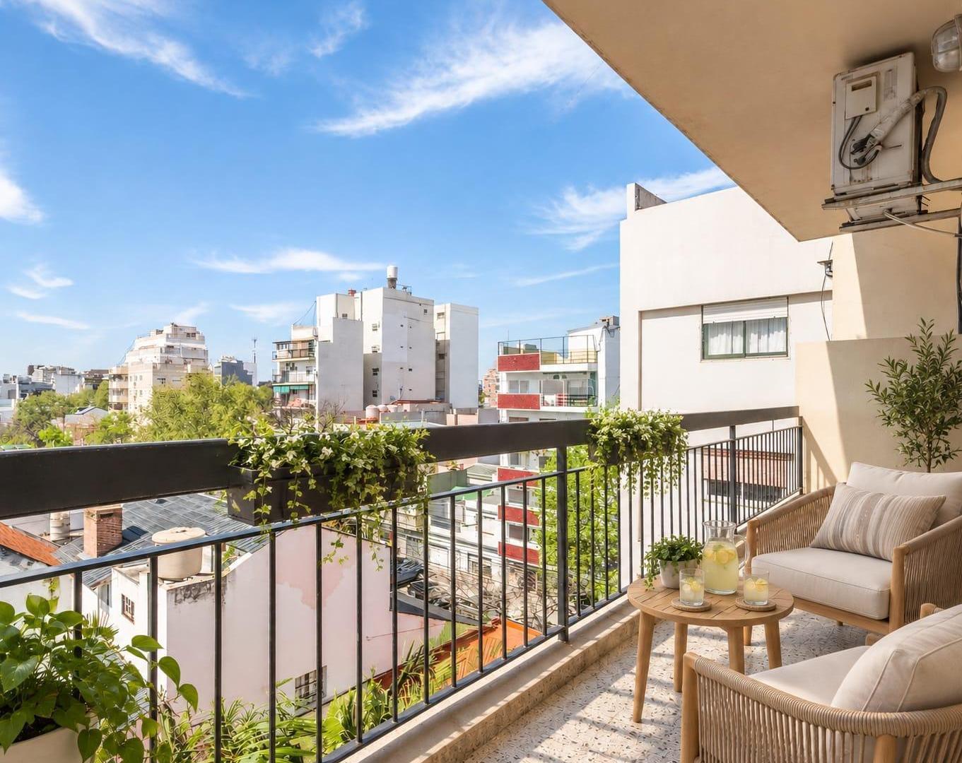 Foto de Departamento - 3 ambientes - Contrafrente- Piso Alto- Balcón - Villa, imagen 1