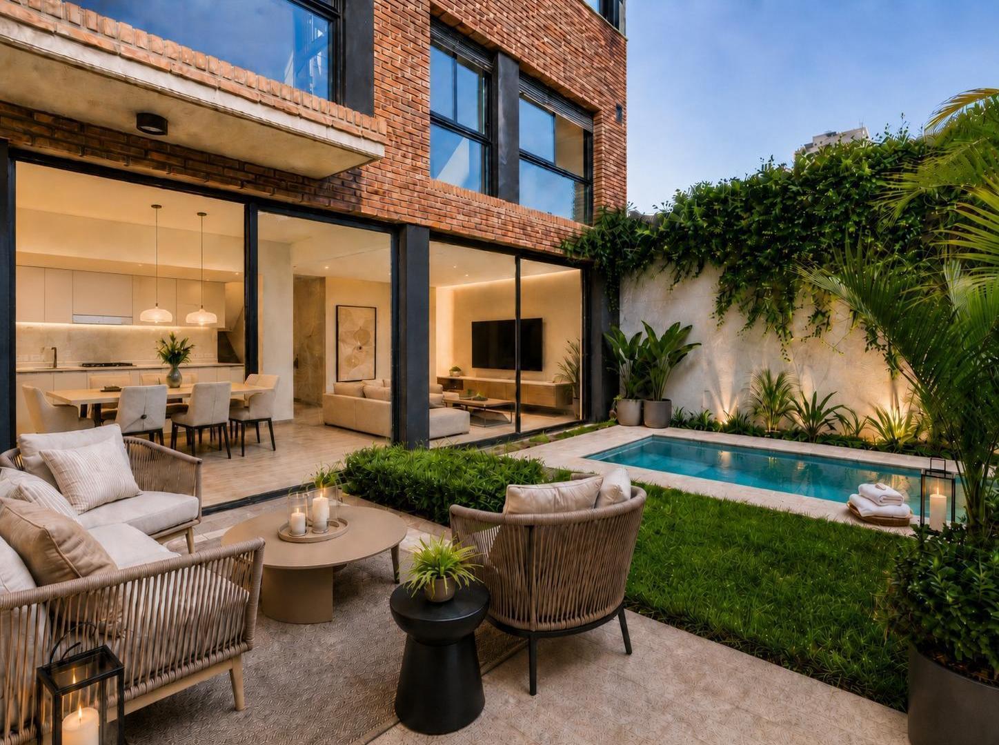 Foto de Departamento 4 ambientes con piscina jardín y cochera, imagen 2