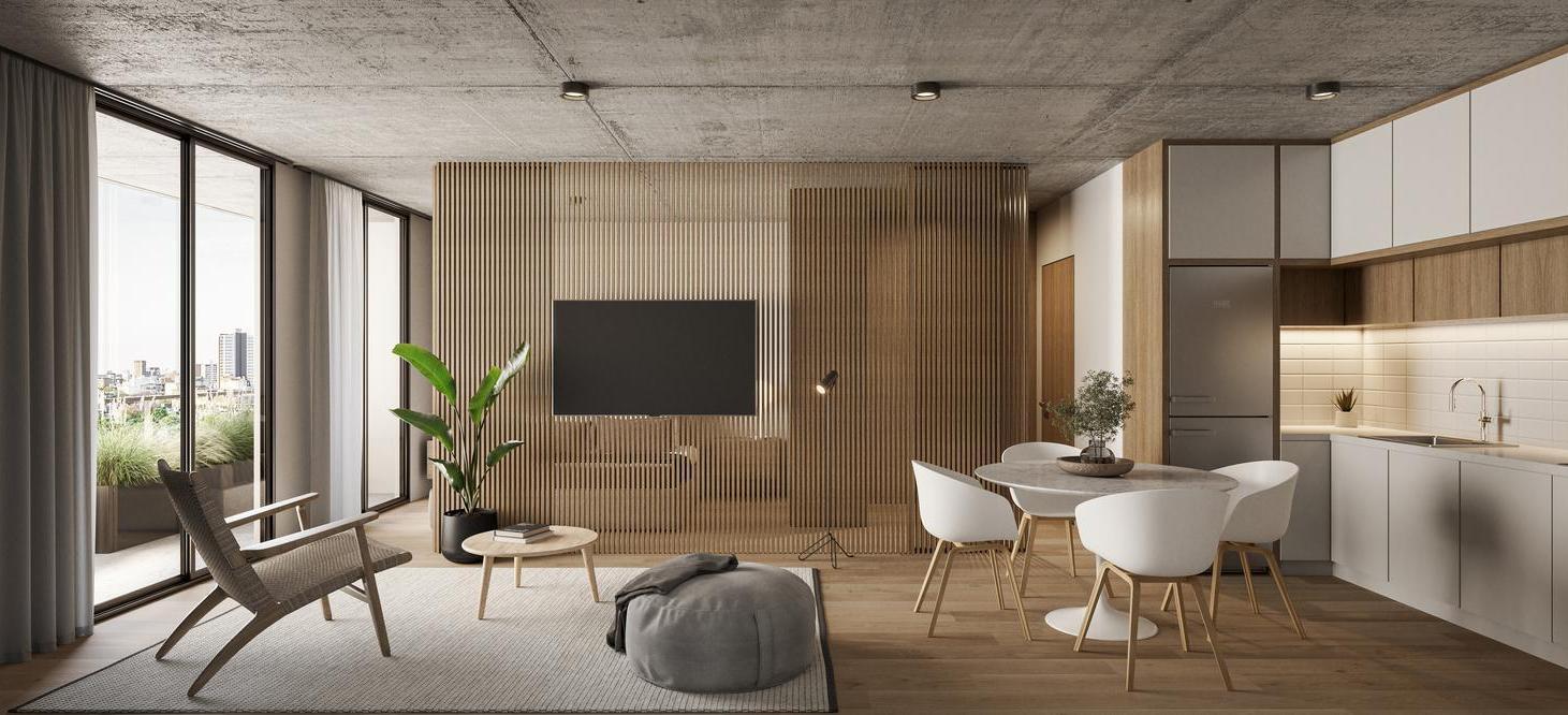 Foto de VENTA EN POZO, DEPARTAMENTO 2 AMBIENTES, CON ESCRITORIO, BALCON Y, imagen 2