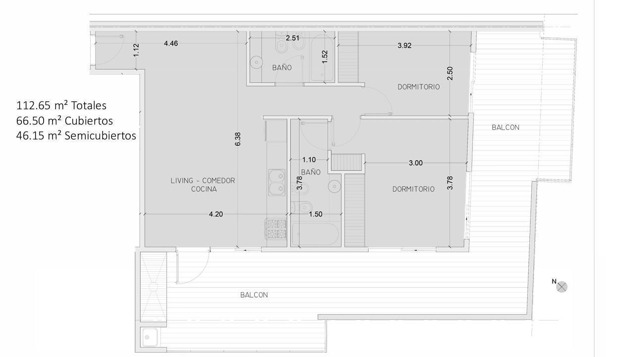 VENTA DEPARTAMENTO BELGRANO 3 AMBIENTES CON AMENITIES