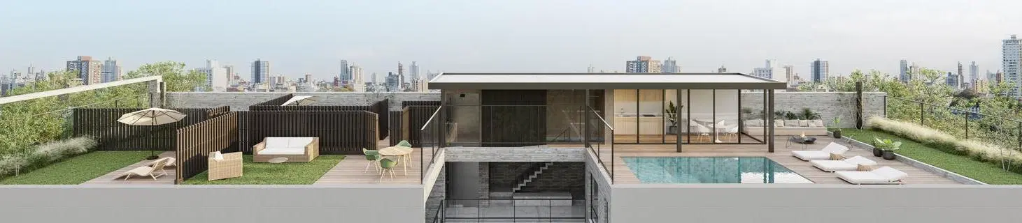 VENTA EN POZO, DEPARTAMENTO 2 AMBIENTES   ESCRITORIO, BALCON, PARRILLA Y TERRAZA PRIVADA EN COGHLAN 4