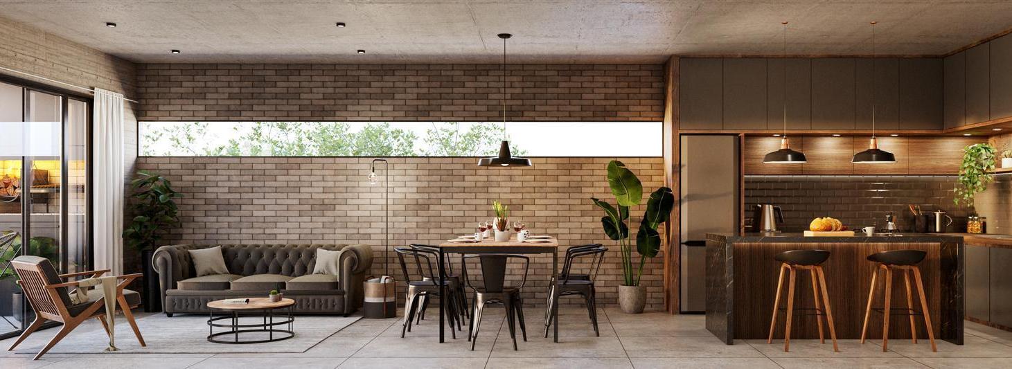 VENTA EN POZO, DEPARTAMENTO 2 AMBIENTES ESCRITORIO, BALCON, PARRILLA Y TERRAZA PRIVADA EN COGHLAN
