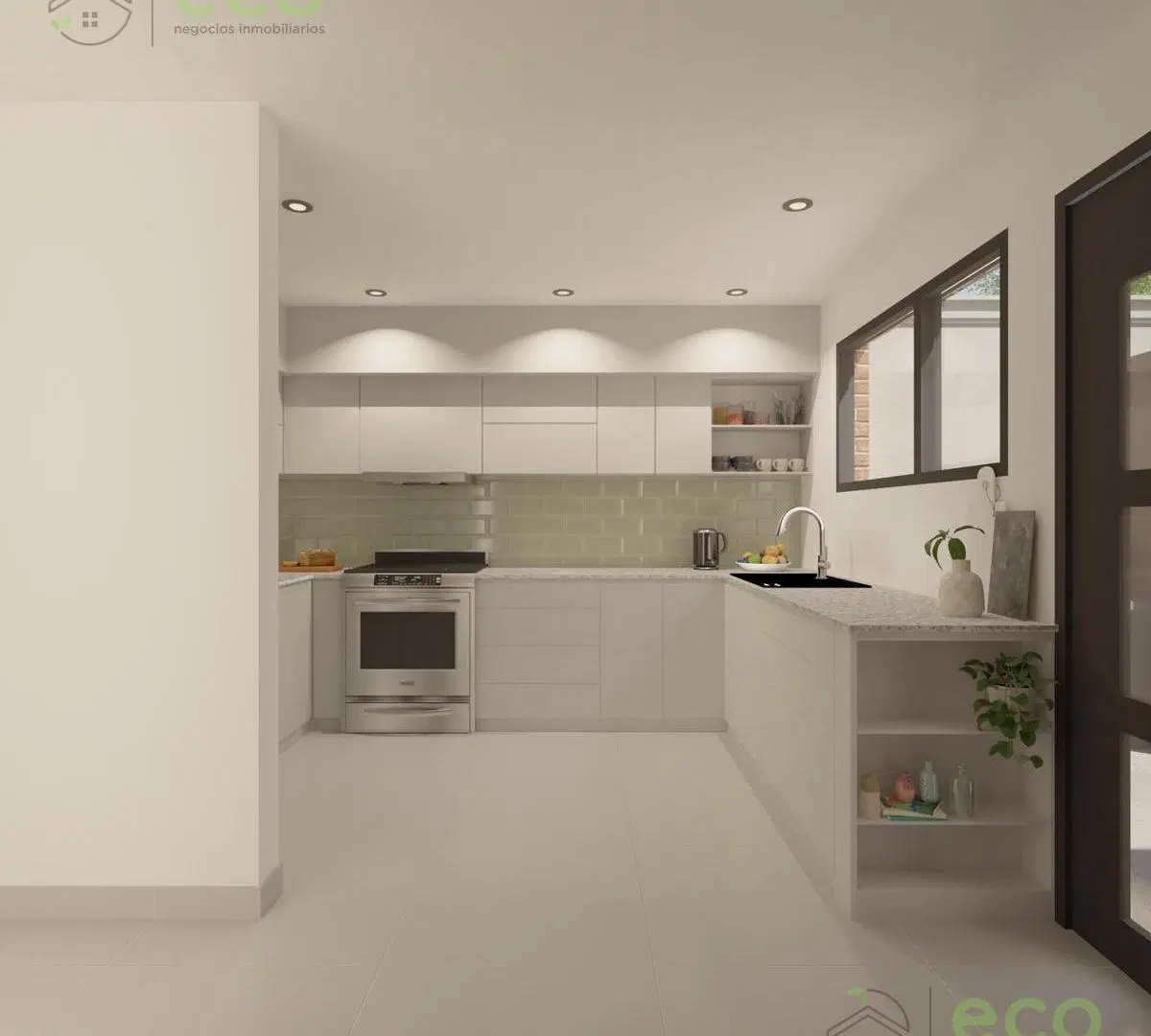 VENTA/ moderna Casa en desarrollo, 2 dormitorios. 5