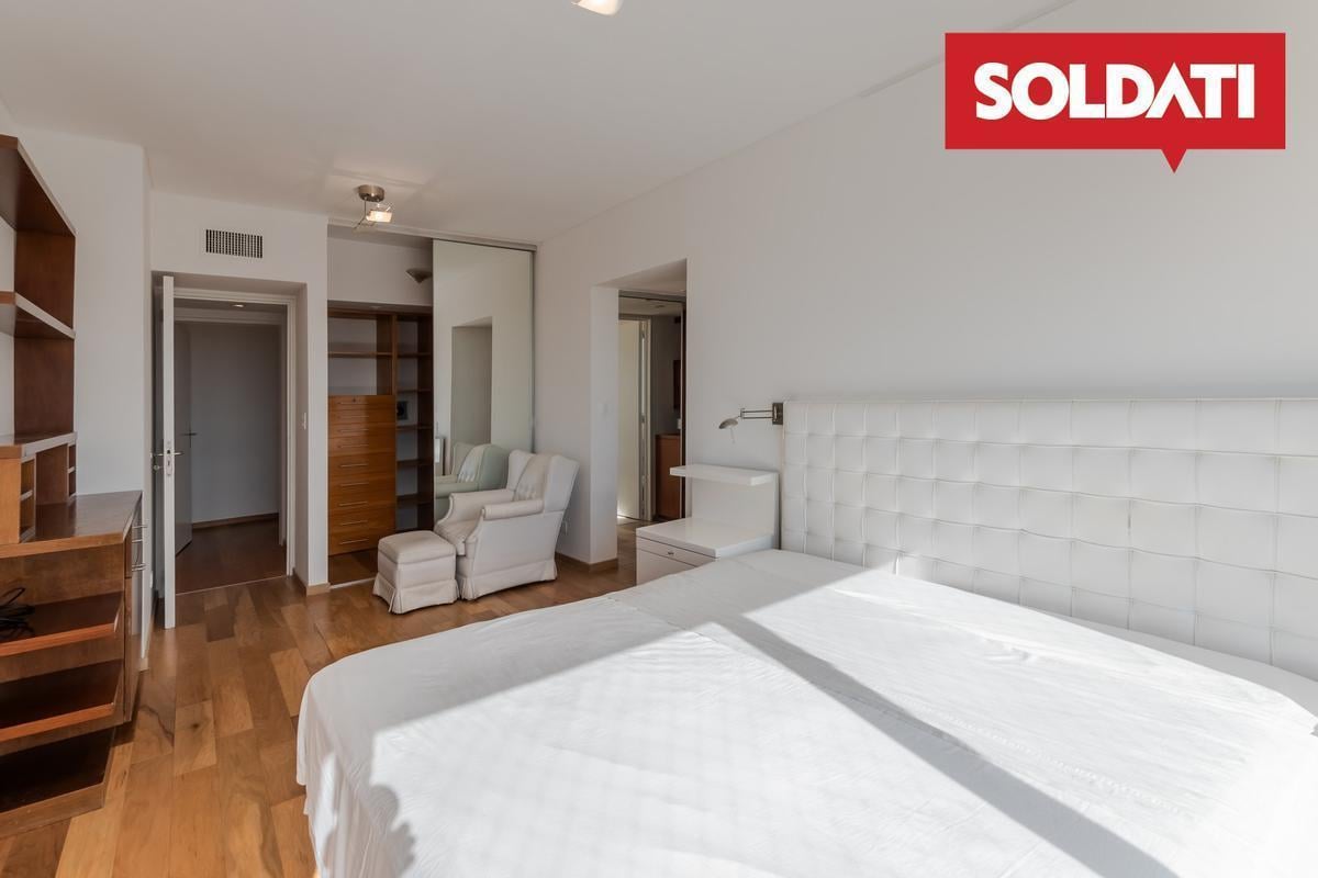Torre Centennial Piso Alto - 3 Dorm. y Dep. en Venta - con Renta - 2 Cocheras - Nuñez 4