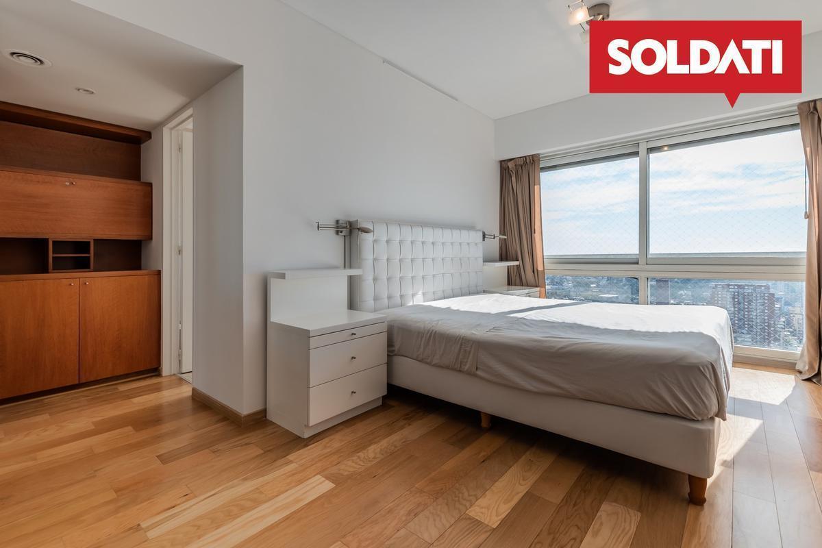 Torre Centennial Piso Alto - 3 Dorm. y Dep. en Venta - con Renta - 2 Cocheras - Nuñez 3