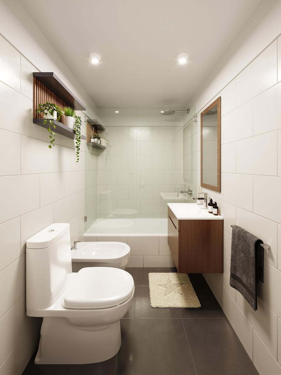 Departamento de un Ambiente en Venta, Nuñez, con Terraza, Parrilla, y Pileta. 3