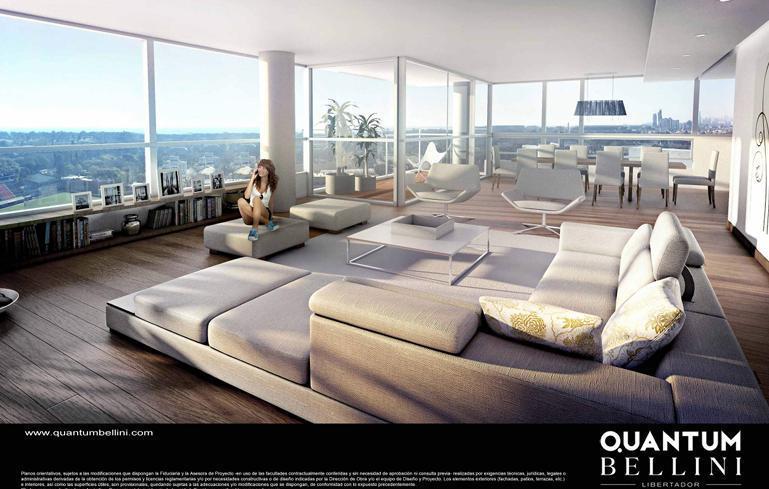 Departamento 3 ambientes en Venta - Full Amenities - Cochera - Quantum Bellini - Nuñez