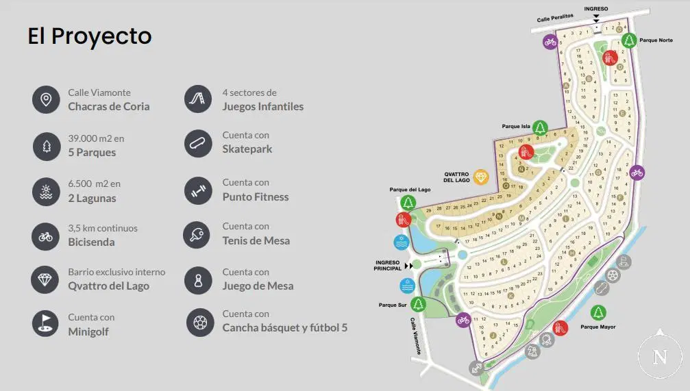 Lote en Venta Chacras de Coria - Parque isla en Proyecto Qvattro Viamonte - Mendoza 2