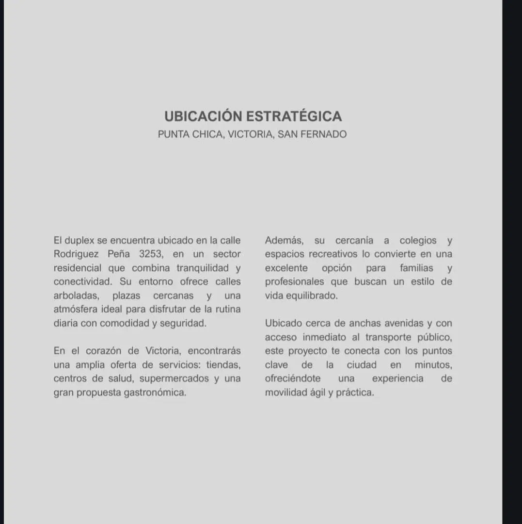 PH/ Duplex a estrenar de 4 ambientes en Victoria, San Fernando. En pozo. 5