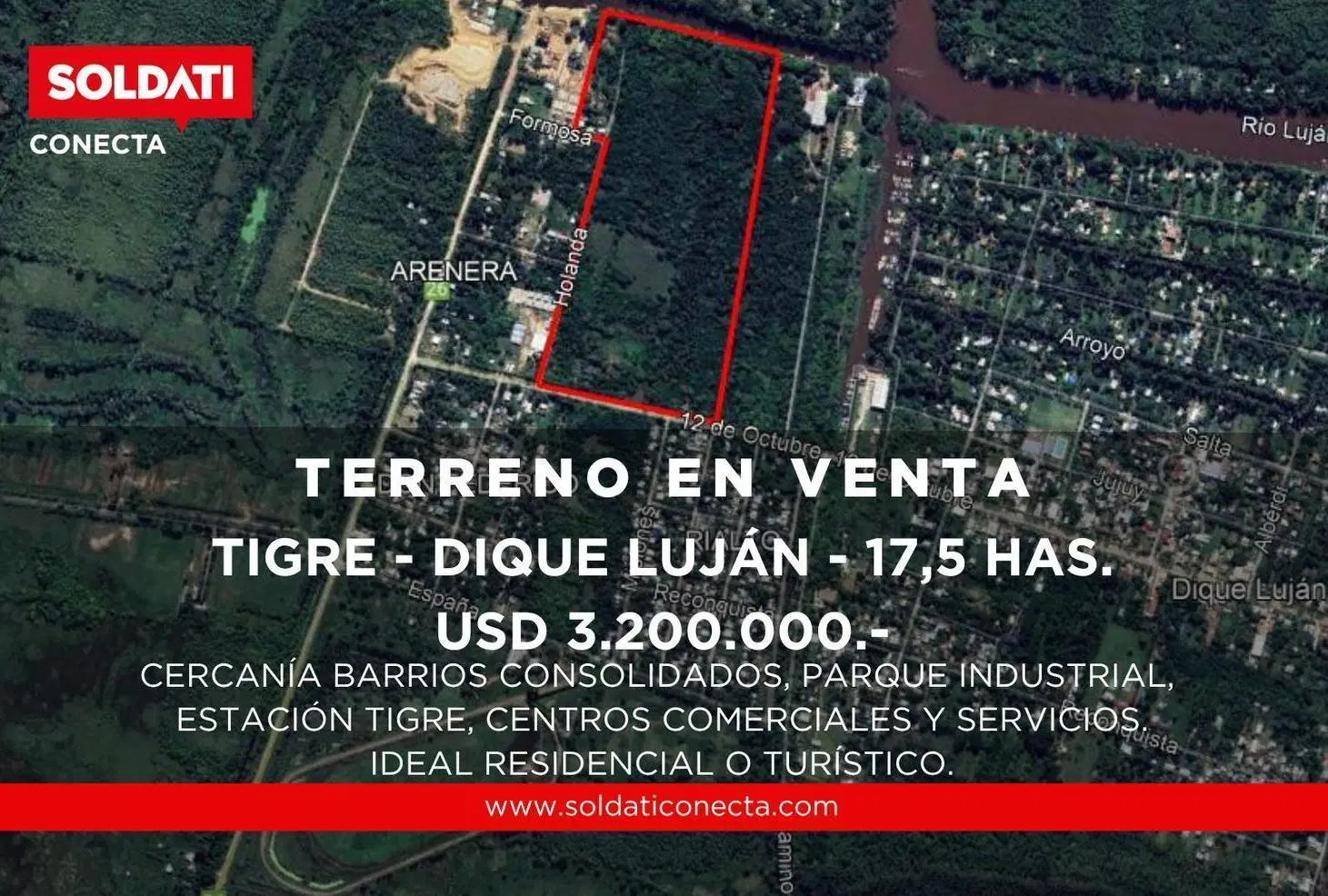Terreno en Dique Lujan 3