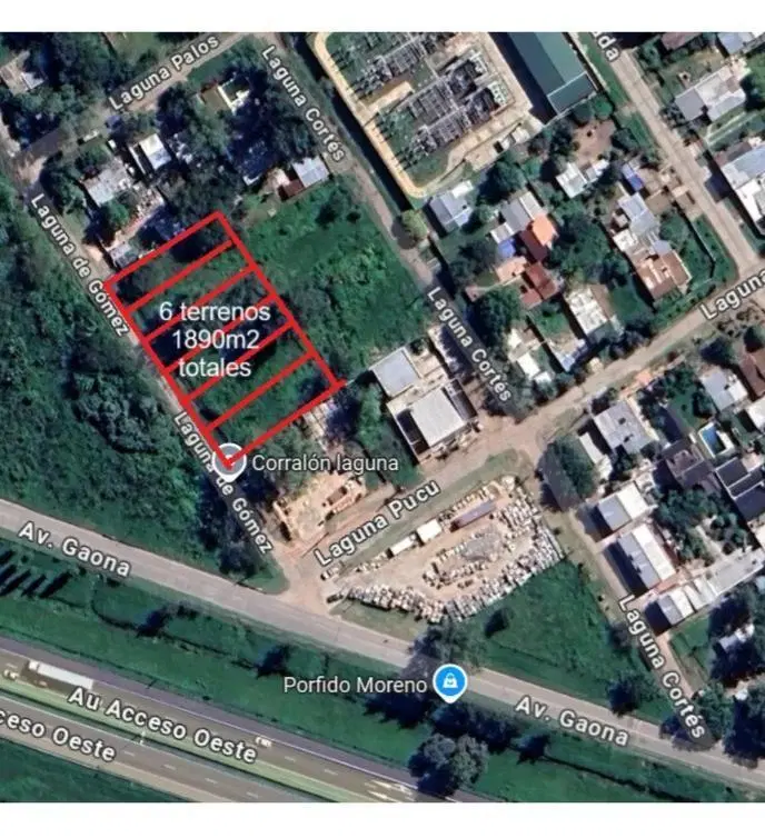 6 Terrenos en Venta - Colectora Acceso Oeste, General Rodriguez 3