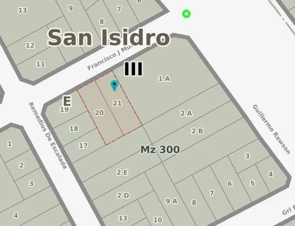Terreno 312 mts2, c/ 10 mts de frente en Venta - Ubicado en la mejor zona de Martinez 3