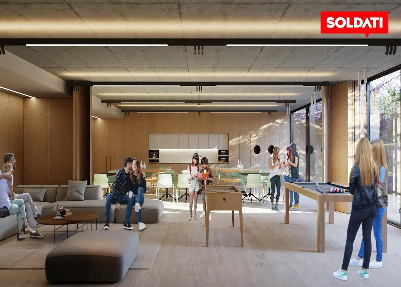 CINCO - Departamento 2 ambientes al frente en venta - Belgrano 5