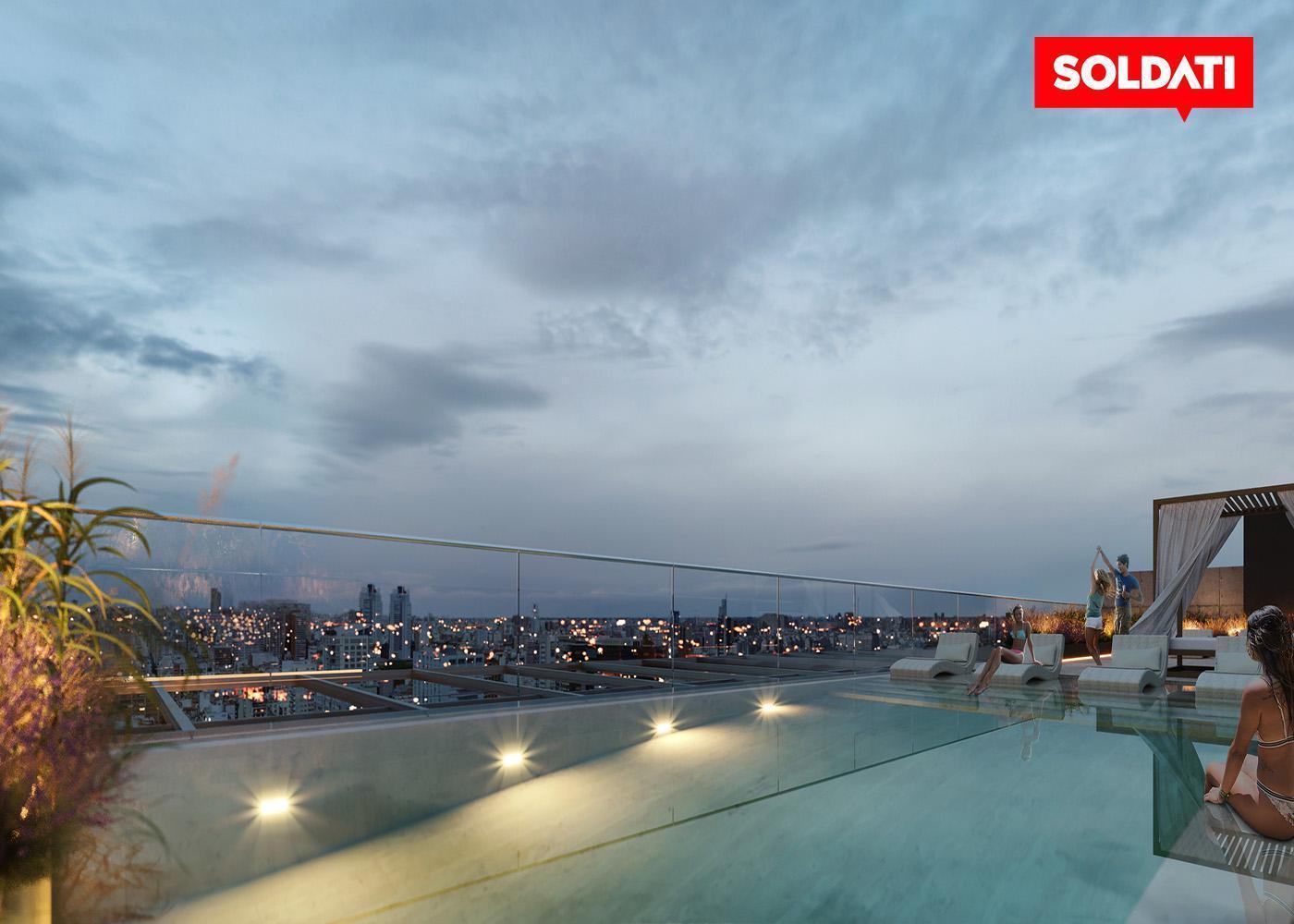 CINCO - Departamento 2 ambientes al frente en venta - Belgrano