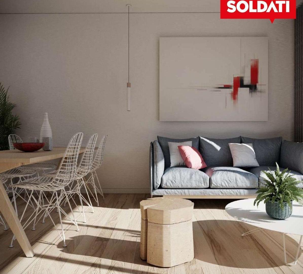 Foto de Departamento dos ambientes con patio en Belgrano R, imagen 1
