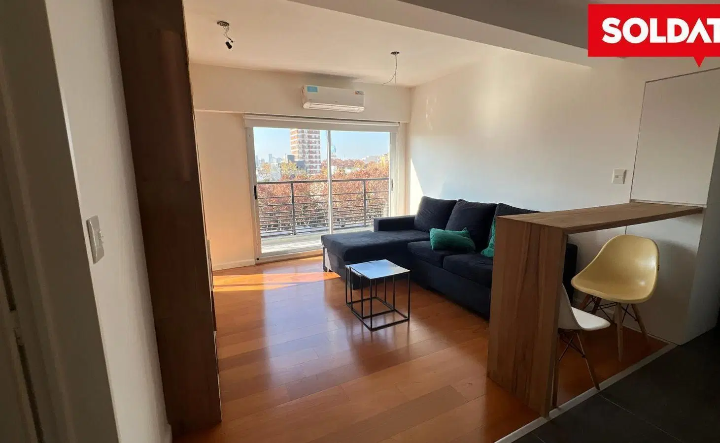 Departamento dos ambientes a estrenar en Saavedra 4