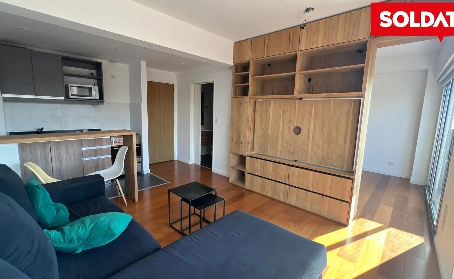 Departamento dos ambientes a estrenar en Saavedra 3