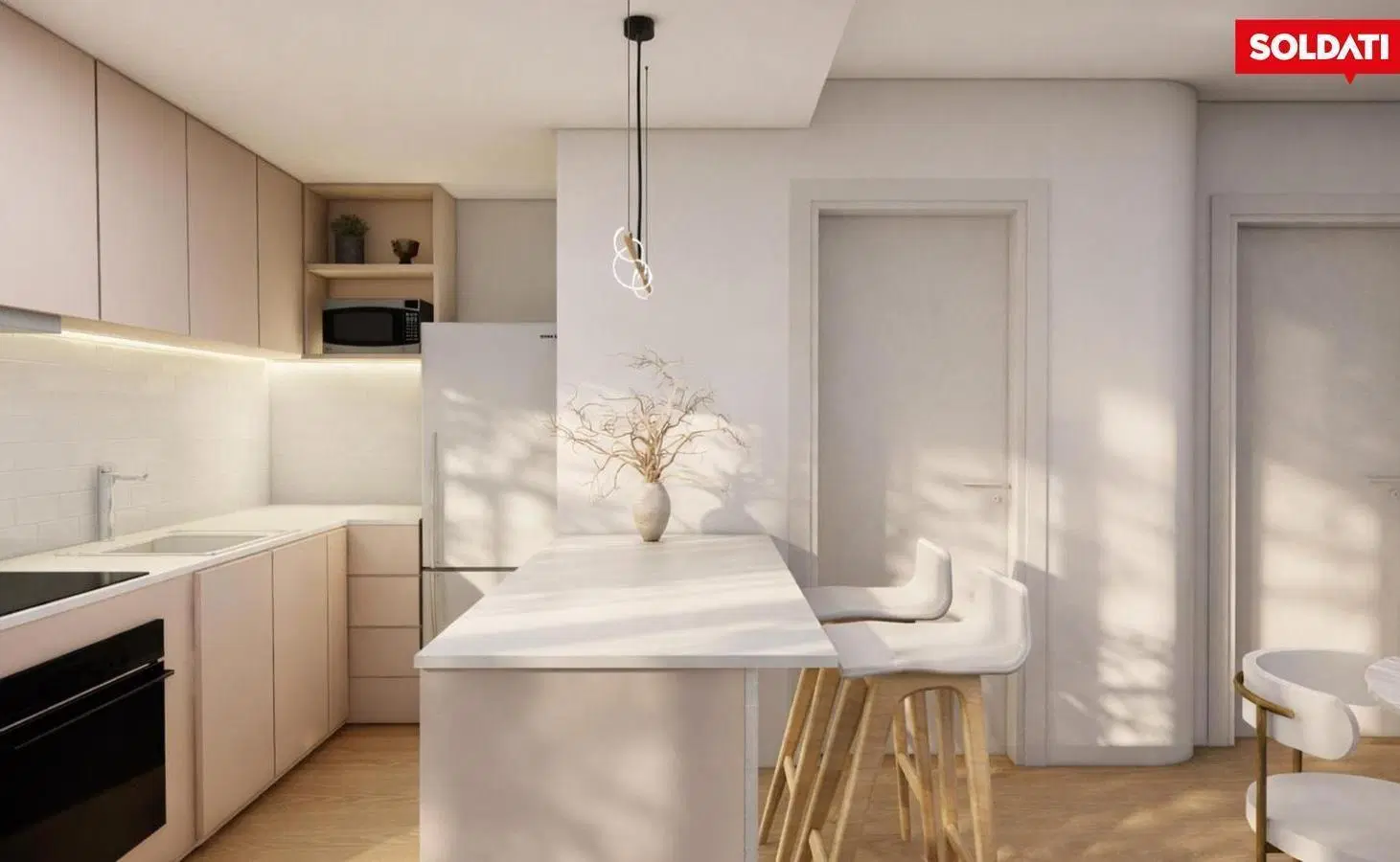 En venta unidad de 3 ambientes con balcón en Cañitas. 4
