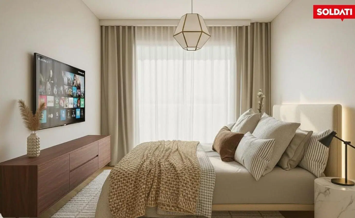 En venta unidad de 3 ambientes con balcón en Cañitas. 5