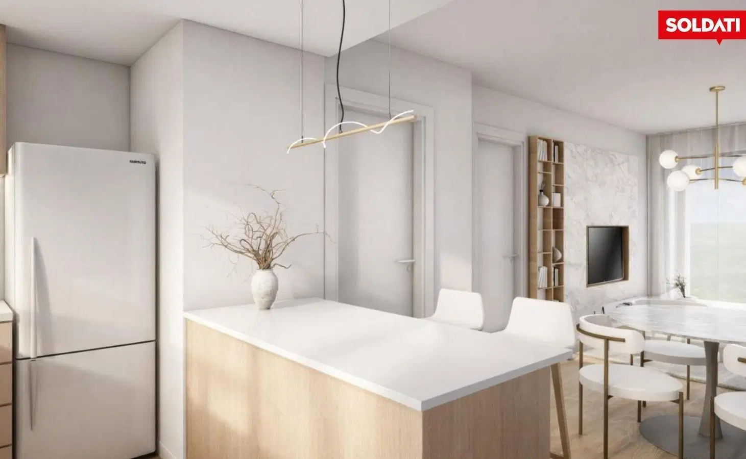 En venta unidad de 2 ambientes con balcón en Cañitas. 1