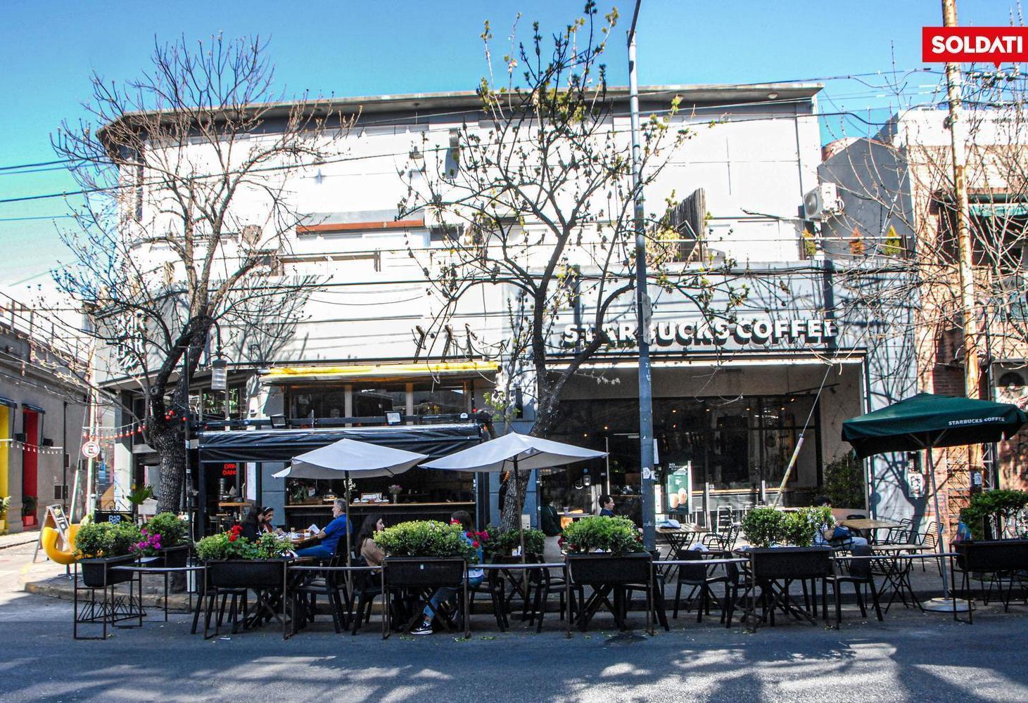 Departamento dos ambientes con terraza en Palermo.