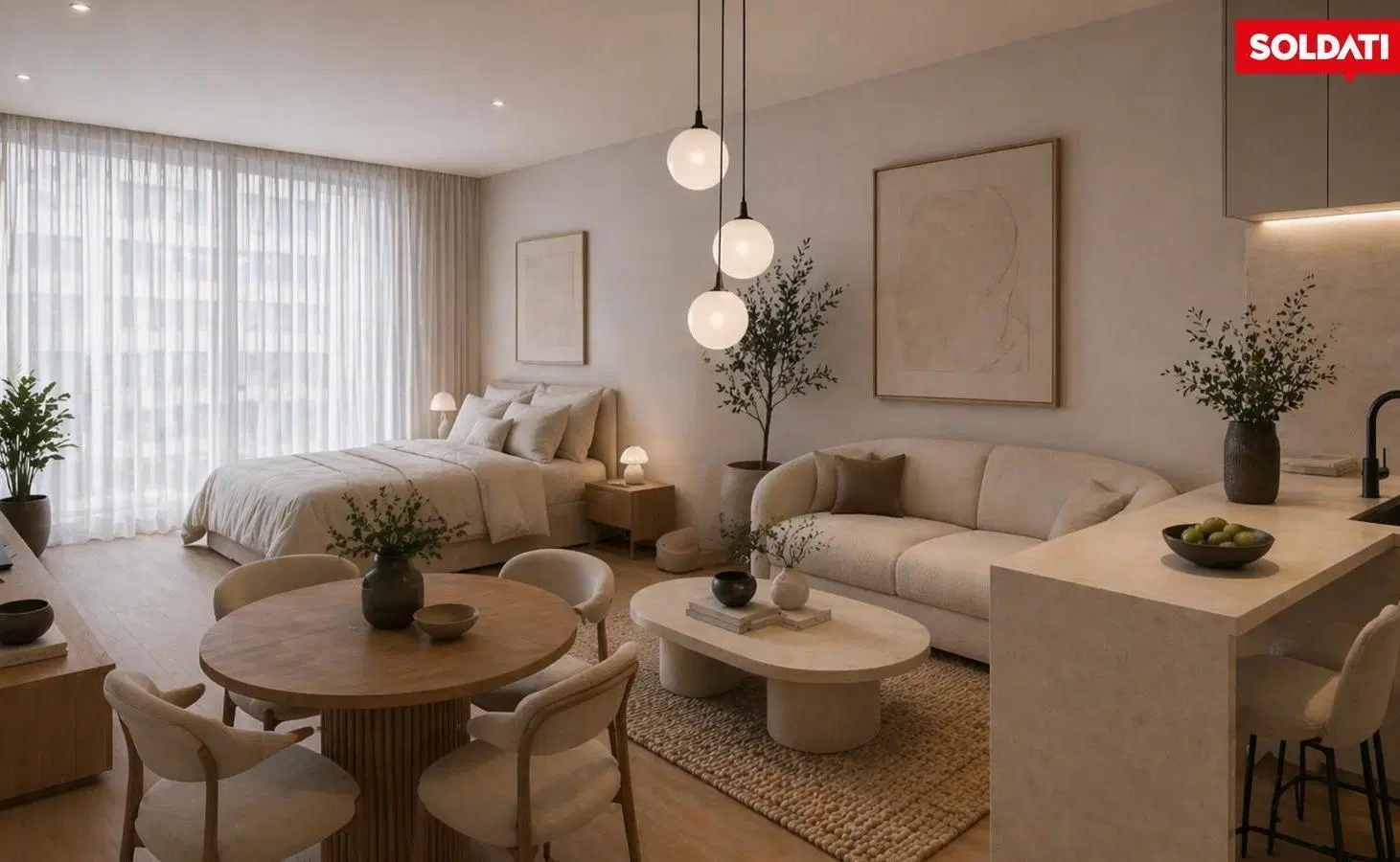Unidad de un  ambiente a la venta en Belgrano 4
