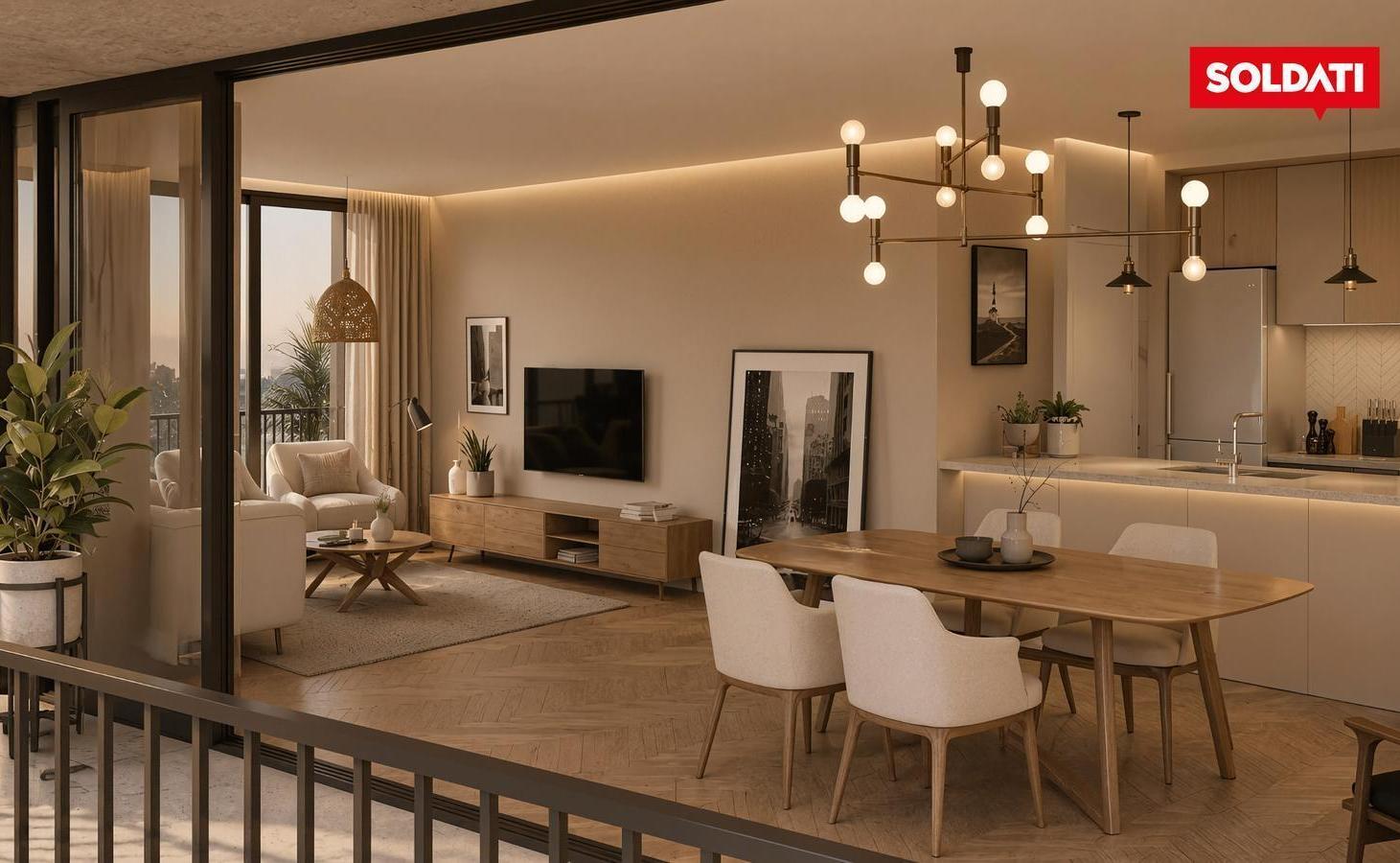 Foto de Dos ambientes con balcón en venta, Palermo- Nodo, imagen 2