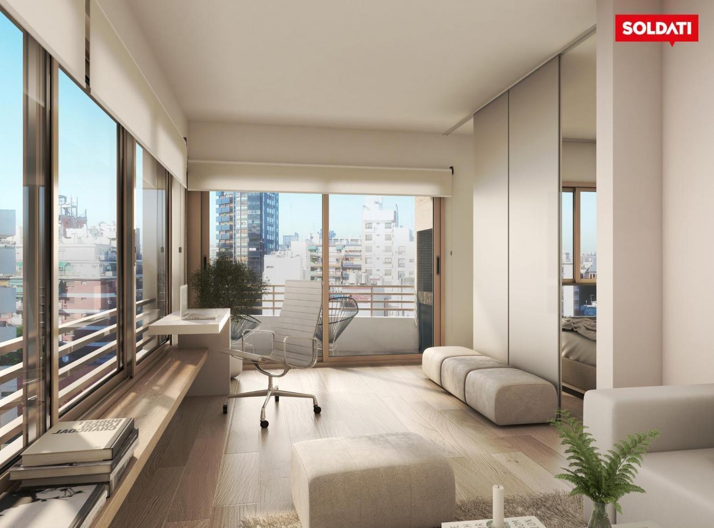 Foto de Departamento dos ambientes con balcón a la venta en Cañitas., imagen 3