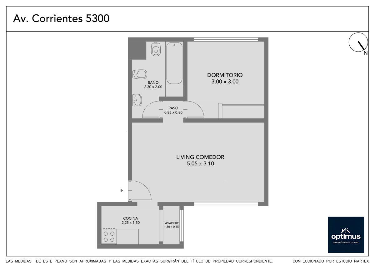 Foto de Departamento en Venta, Av Corrientes 5300 - Villa Crespo - Oportunidad, imagen 1