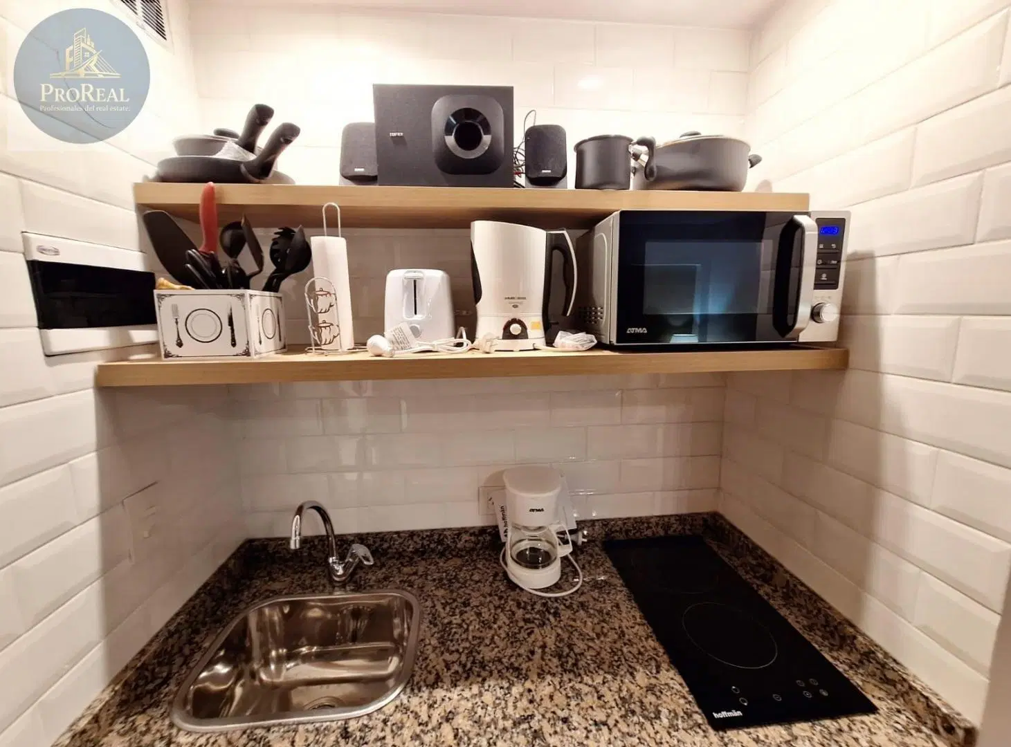 Departamento monoambiente amoblado 4