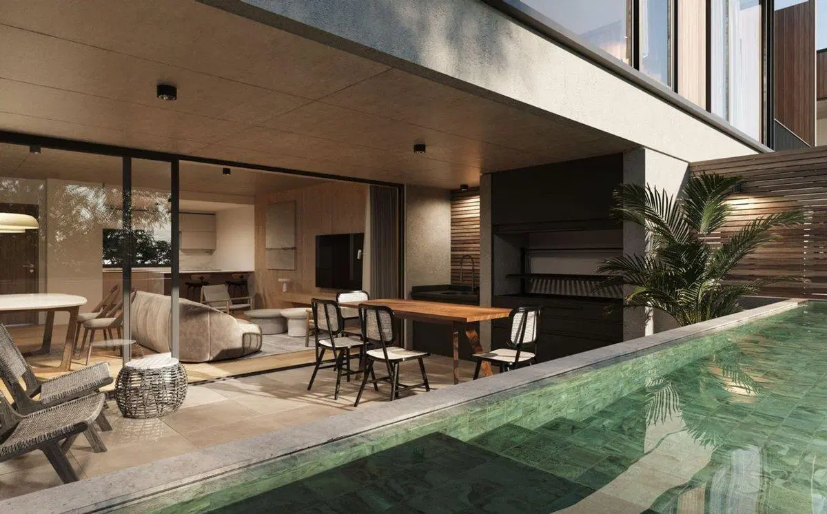 Depto 4 amb, duplex c/parrilla y pileta - APSU 8