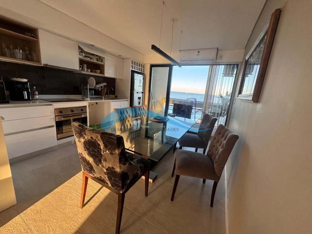 departamento 3 ambientes con cochera y Vista plena al mar 5
