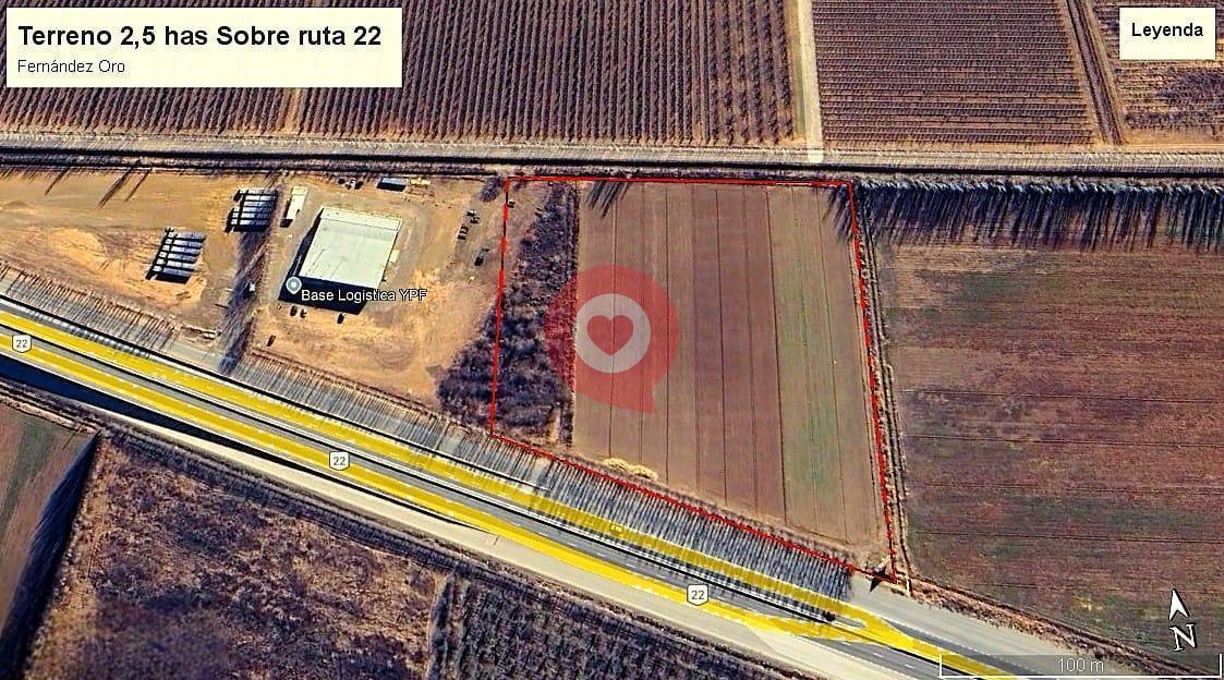 Foto de 2,5 HECTAREAS SOBRE RUTA 22- FERNANDEZ ORO, RIO NEGRO., imagen 2