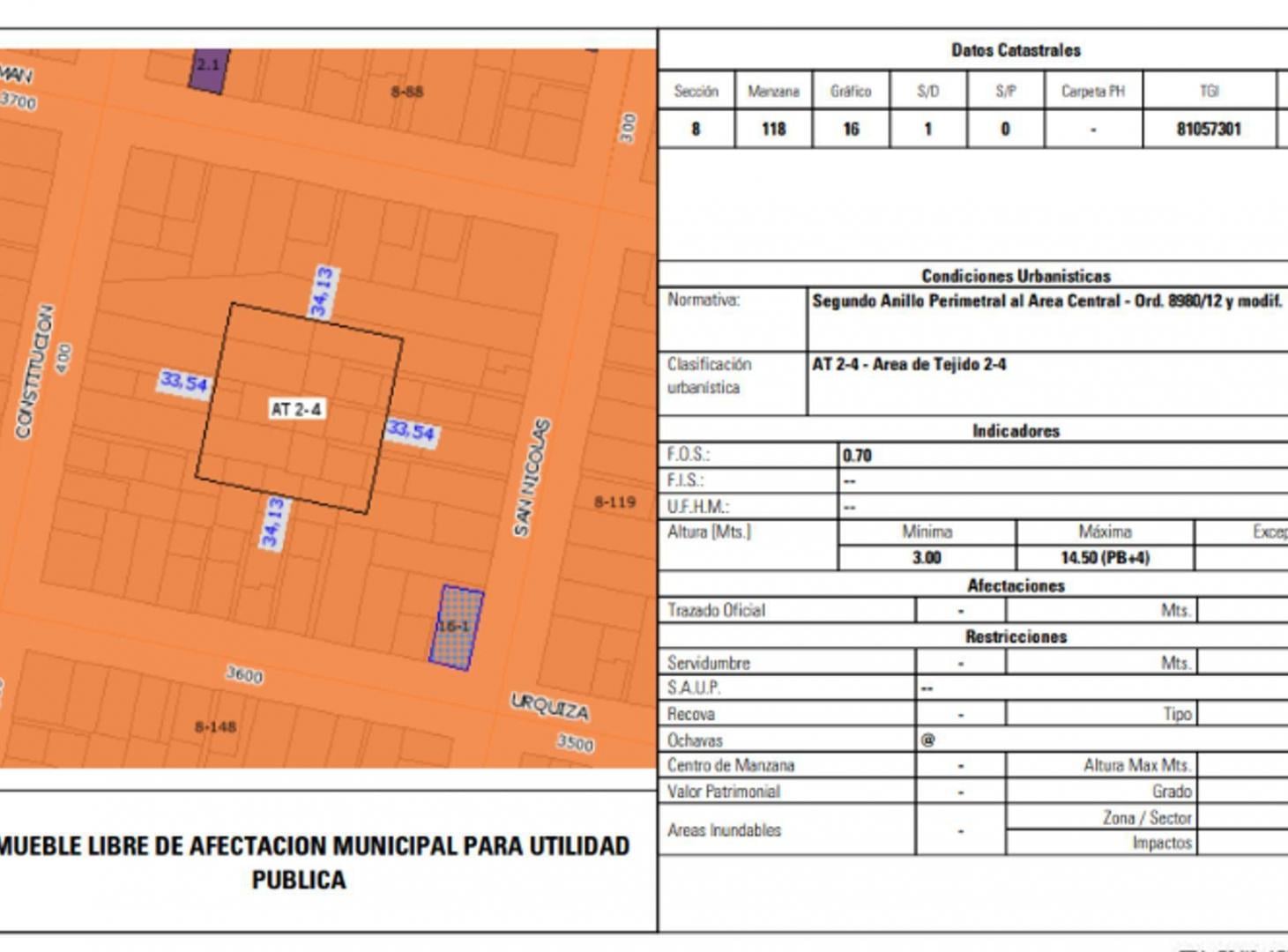 Foto de Terreno para Desarrollo | Urquiza y San Nicolás, imagen 3