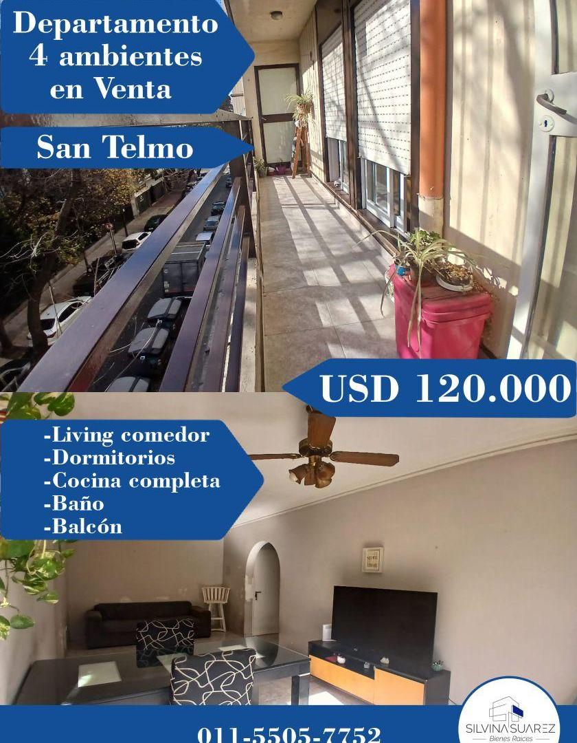 OPORTUNIDAD UNICA! Venta 4 ambientes san telmo